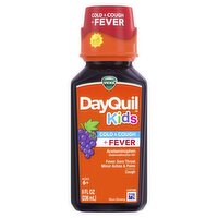 Vicks DayQuil Kids Cold & Cough + Fever Liquid, 6+ Ages, 8 fl oz