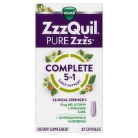 Vicks ZzzQuil Pure Zzzs Dietary Supplement, 42 count