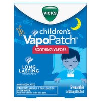 VICKS VapoPatch Children's Soothing Vapors Wearable Aroma Patches, 5 count, 5 Each