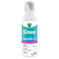 Vicks Sinex Saline Moisturizing Ultra Fine Nasal Mist, 5.0 oz