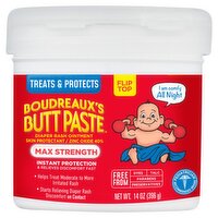 Boudreaux's Butt Paste Max Strength Diaper Rash Ointment, 14 oz