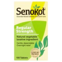 Senokot Regular Strength Tablets 100s, 100 Each