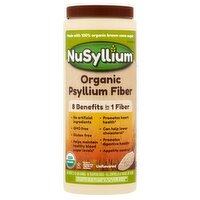 Nusyllium Organic Psyllium Fiber, 21 oz