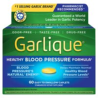 Garlique Healthy Blood Pressure Formula Standardized Dietary Supplement, 60 count