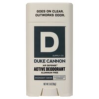 Duke Cannon Supply Co. Air Defense Aluminum Free Midnight Swim Active Deodorant, 3 oz