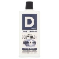 Duke Cannon Supply Co. Sandalwood + Lavender Midnight Swim Thick Body Wash, 18 oz