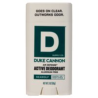 Duke Cannon Supply Co. Air Defense Aluminum Free Seawolf Active Deodorant, 3 oz