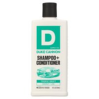 Duke Cannon Supply Co. Tropic Drift Shampoo + Conditioner, 14 fl oz