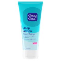 Clean & Clear Deep Action Cream Cleanser, 6.5 fl oz