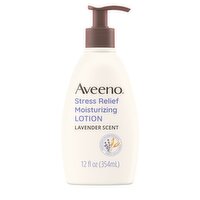 Aveeno Lavender Scent Stress Relief Moisturizing Lotion, 12 fl oz