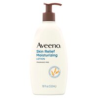 Aveeno Fragrance Free Skin Relief Moisturizing Lotion, 18 fl oz