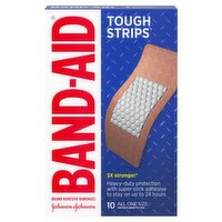 Band-Aid Brand Tough Strips Adhesive Bandages, 10 count