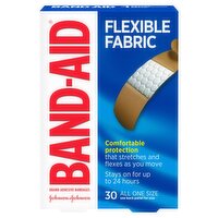 Band-Aid Flexible Fabric Adhesive Bandages, 30 count, 30 Each