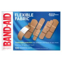 Band-Aid Flexible Fabric Adhesive Bandages, 100 count