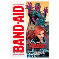 Band-Aid Marvel Avengers Adhesive Bandages, 20 count, 20 Each