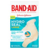 Band-Aid Hydro Seal Heel Adhesive Bandage, 6 count, 6 Each