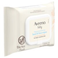 Aveeno Baby Hand & Face Wipes, 25 count