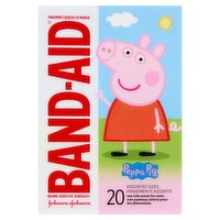 Band-Aid Peppa Pig Adhesive Bandages, 20 Count, 20 Each