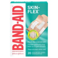 Band-Aid Skin-Flex Adhesive Bandages, 20 count, 20 Each