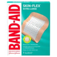 Band-Aid Skin-Flex Adhesive Bandages, Extra Large, 7 count, 7 Each