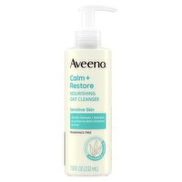 Aveeno Calm + Restore Nourishing Oat Cleanser, 7.8 fl oz