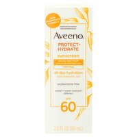 Aveeno Protect + Hydrate Broad-Spectrum Sunscreen, SPF 60, 2.0 fl oz