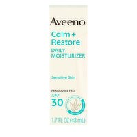 Aveeno Calm + Restore Daily Moisturizer Broad Spectrum Mineral Sunscreen, SPF 30, 1.7 fl oz