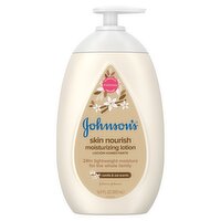 Johnson's Vanilla & Oat Scents Skin Nourish Moisturizing Lotion, 16.9 fl oz