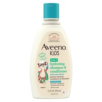 Aveeno Kids 2-in-1 Hydrating Shampoo & Conditioner with Oat Extract, 12 fl oz