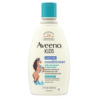 Aveeno Kids Curly Hair with Oat Extract & Shea Butter Conditioner, 12 fl oz