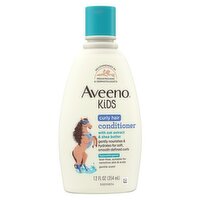Aveeno Kids Curly Hair with Oat Extract & Shea Butter Conditioner, 12 fl oz