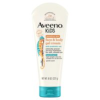 Aveeno Kids Sensitive Skin Face & Body Gel Cream, 8 oz