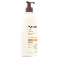 Aveeno Tone + Texture Daily Renewing Lotion, 18 fl oz