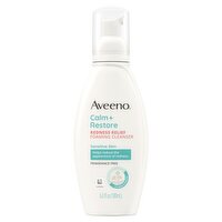 Aveeno Calm + Restore Redness Relief Foaming Cleanser, 6.0 fl oz