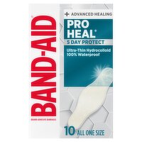 Band-Aid Pro Heal 5 Day Protect Adhesive Bandages, 10 count, 10 Each