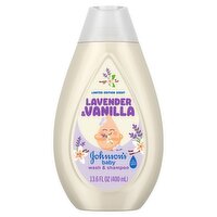 Johnson's Baby Lavender & Vanilla Limited Edition Scent Wash & Shampoo, 13.6 fl oz