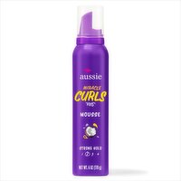 Aussie Miracle Curls Styling Mousse with Coconut & Jojoba Oil 6.0 fl oz