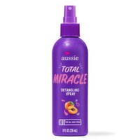 Aussie Total Miracle Hair Detangling Spray with Apricot Oil for All Hair Types, 8 fl oz  , 8 Fluid ounce