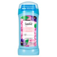 Suave Sweet Pea & Violet Antiperspirant Deodorant, 2.6 fl oz, 2.6 Ounce