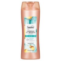 Suave Moroccan Oil Infusion Shine Shampoo, 12.6 fl oz