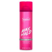 Suave Max Hold Unscented Hairspray, 11 oz