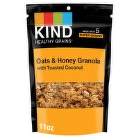 Kind Healthy Grains Oats & Honey with Toasted Coconut Granola, 11 oz