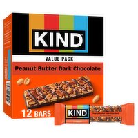 Kind Peanut Butter Dark Chocolate Bars Value Pack, 1.4 oz, 12 count