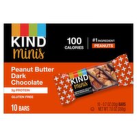 Kind Minis Peanut Butter Dark Chocolate, 0.7 oz, 10 count