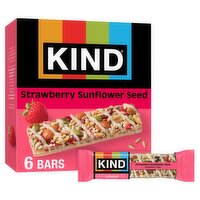 Kind Strawberry Sunflower Seed Bars, 1.4 oz, 6 count