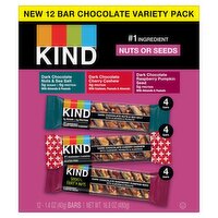 Kind Chocolate Bar Variety Pack, 1.4 oz, 12 count