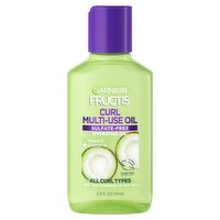 Garnier Fructis Curl Multi-Use Hydrating Oil for All Curl Types, 3 Uses, 3.8 fl. oz.