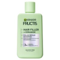 Garnier Fructis Hair Filler + Ceramide Color Repair Shampoo, 10.1 fl oz, 10.1 Fluid ounce