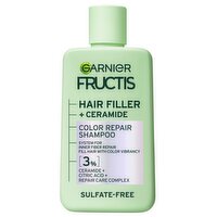 Garnier Fructis Hair Filler + Ceramide Color Repair Shampoo, 10.1 fl oz