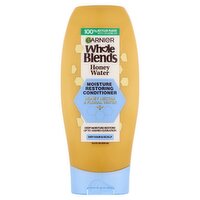 Garnier Whole Blends Honey Water Moisture Restoring Conditioner, 12.5 fl oz